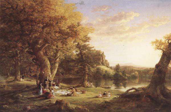 Thomas Cole The Pic-Nic China oil painting art